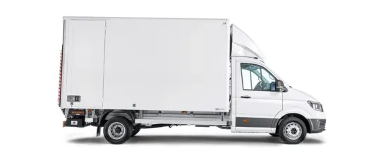 Afbeeldingen van MAN TGE Citybox en laadlift (22m³)