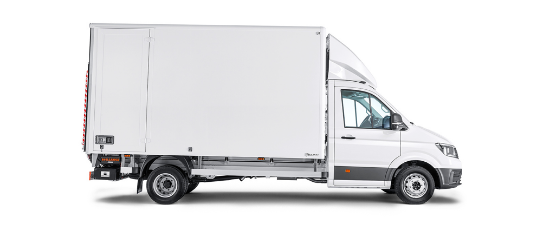 Afbeeldingen van MAN TGE Citybox met laadlift