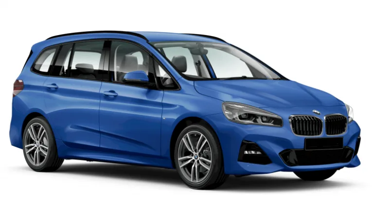 BMW 2 Gran Tourer front blauw