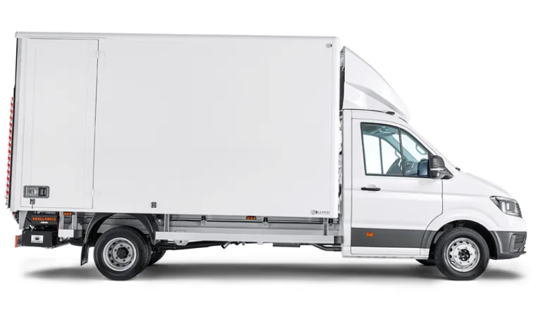 MAN TGE verhuiswagen met laadlift